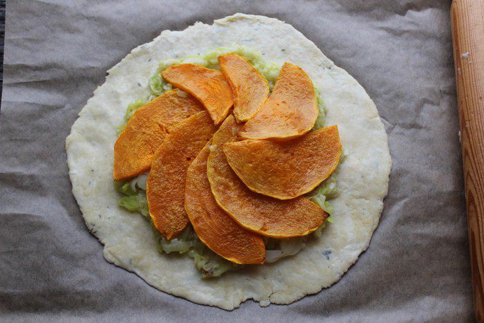 Галета с тыквой на сырном тесте (для VICKY) 