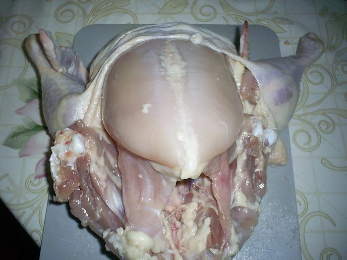 Фаршированная курочка по-французски