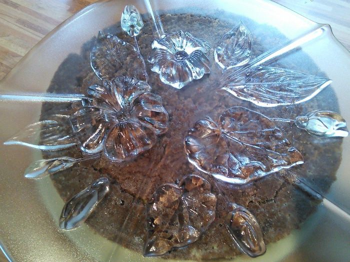 Кремовый чизкейк с клубничным соусом