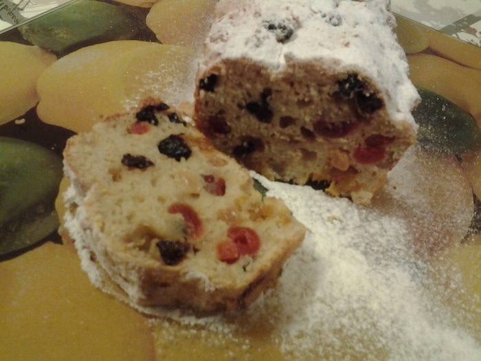 Творожный кекс с сухофруктами