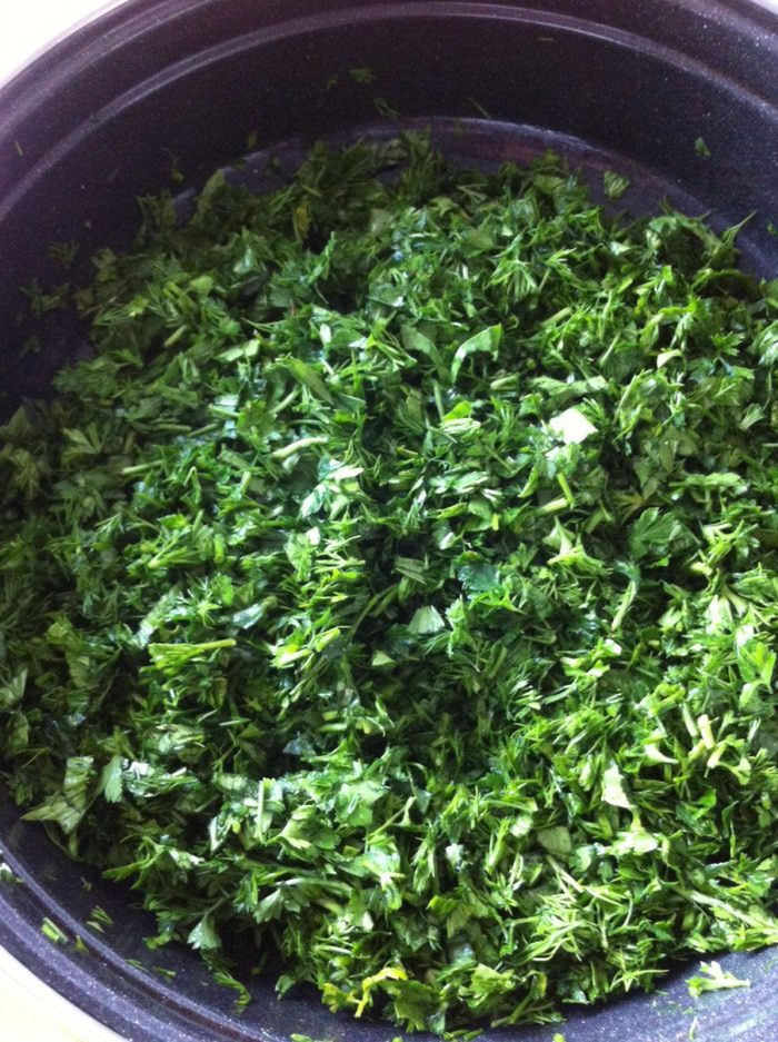 Зелень на зиму