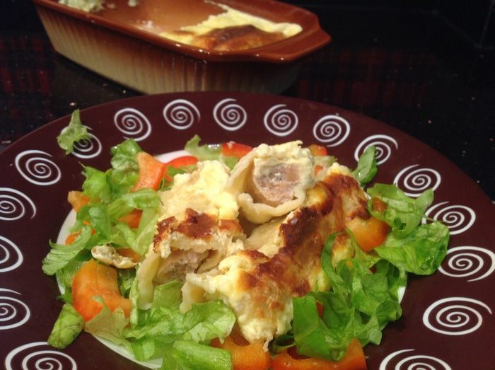 Каннеллони с индейкой