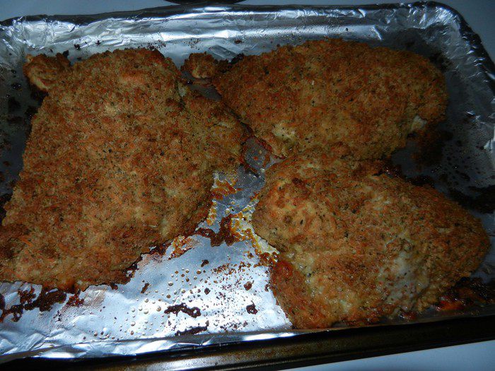 Куриные грудки с травками (Crunchy-herbed chicken breasts)