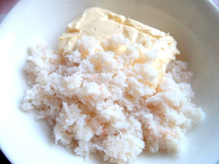 Сливочное масло с начинкой из краба и зелени (для Елены Ковач)