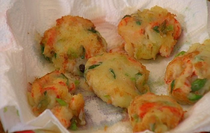 Биточки с раковыми шейками