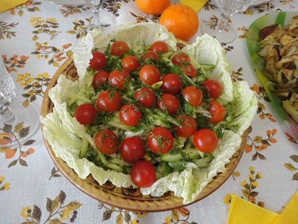 Свежий салат &amp;quot;Экспромт&amp;quot;