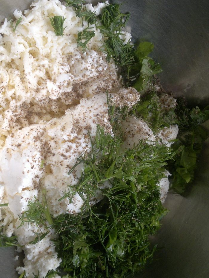 Сырный пирог-спираль (по мотивам греческой кухни)