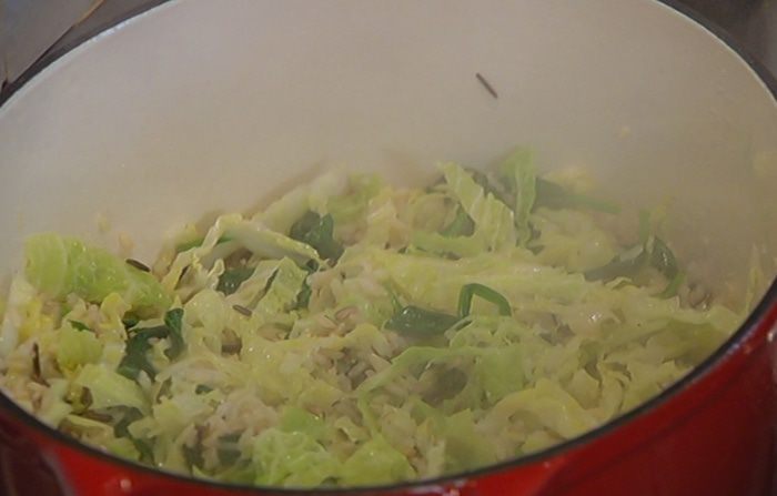 Пилаф с цыпленком и топинамбуром 