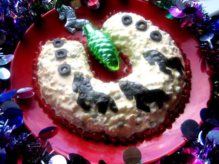 Салат &amp;quot;Подкова на счастье&amp;quot;