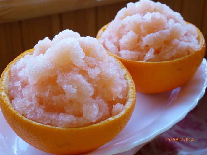Сорбе из цитрусовых