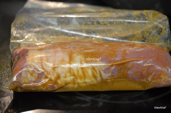 Свиное филе в абрикосовом соусе