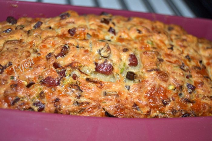 Пикантный закусочный кекс