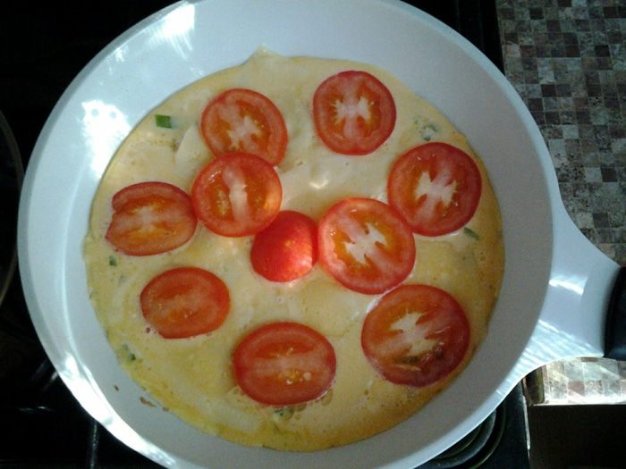 Омлет с тунцом