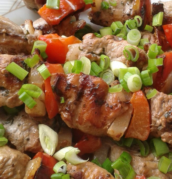 Филе индейки на шпажках