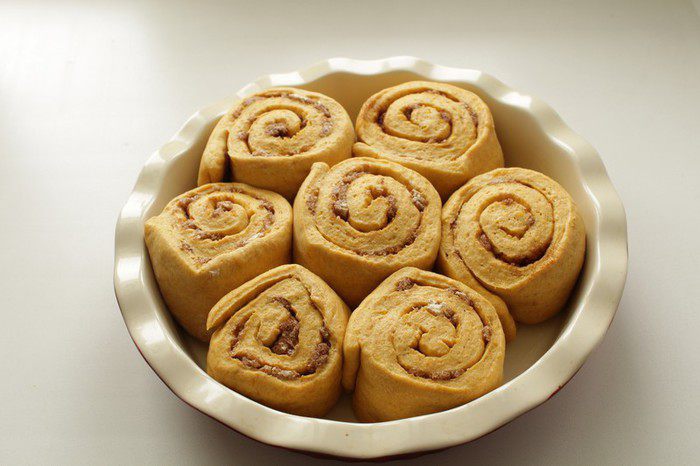 Тыквенные булочки с корицей