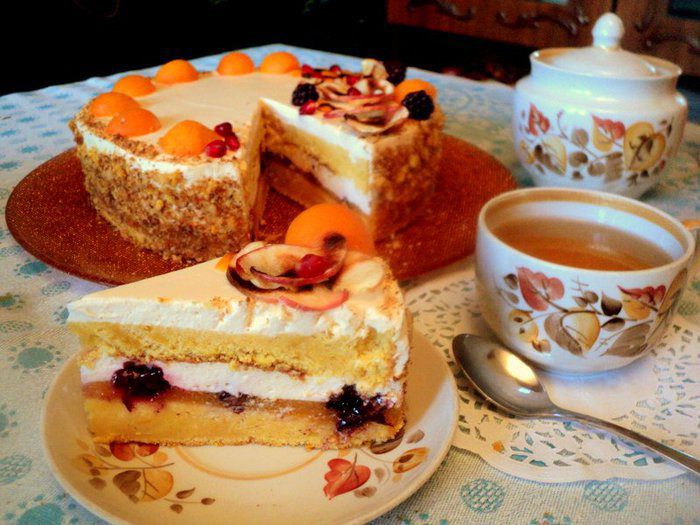 Торт «Осенний блюз»