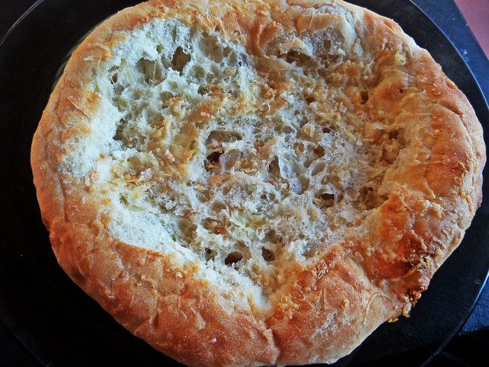 Лепешка с &amp;quot;глазуньей&amp;quot;