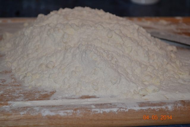  Галета с яблоками и малиной