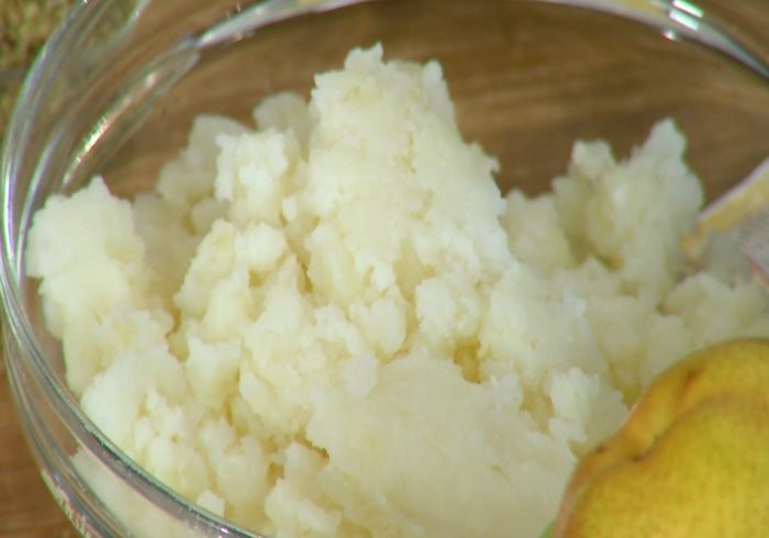 Картофельное печенье с сыром и грудинкой 
