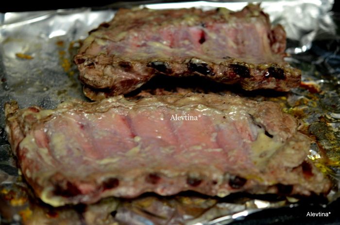 Свиные ребра в итальянском соусе