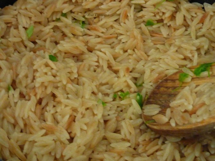 Курица в соусе &amp;quot;Путанеска&amp;quot; с орзо 