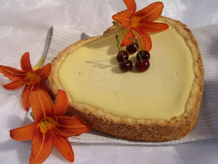 Сметанный ванильный чизкейк для Вики (Победа)