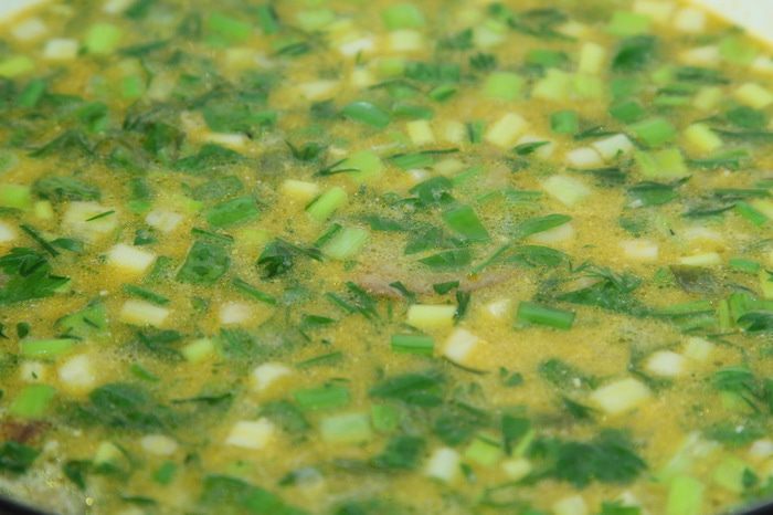 Суп из сушеных грибов