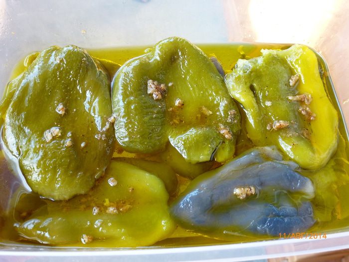 Закуска из печеного перца 