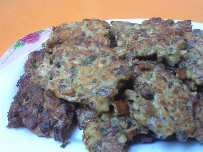 Грибные оладушки