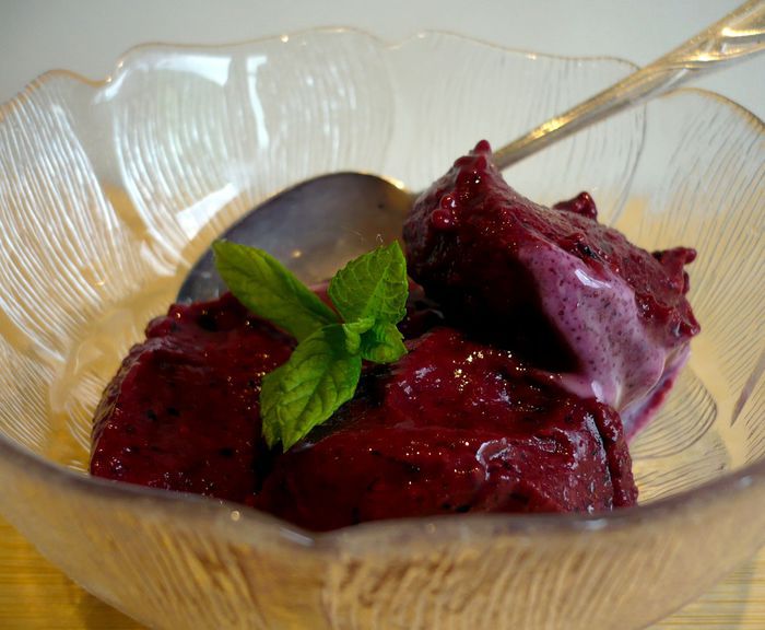 Самое быстрое ягодное мороженое