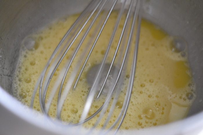 Блины с печенью, яблоком и маринованным  луком