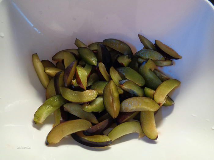 Дачная сливовая галета