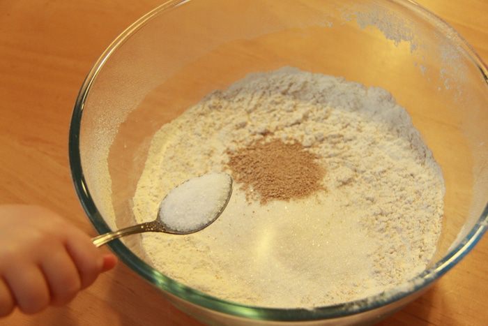 Круассаны с ветчиной