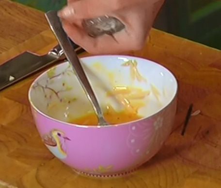 Трехцветный омлет 