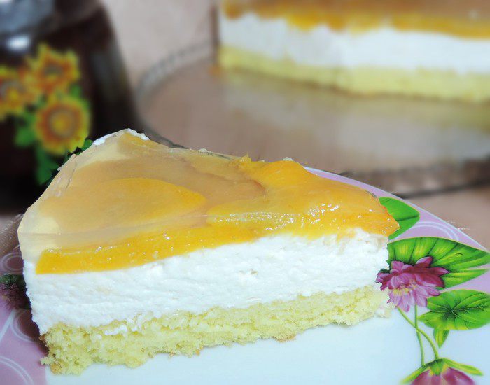 Творожно-персиковый торт &amp;quot;Нежность&amp;quot;