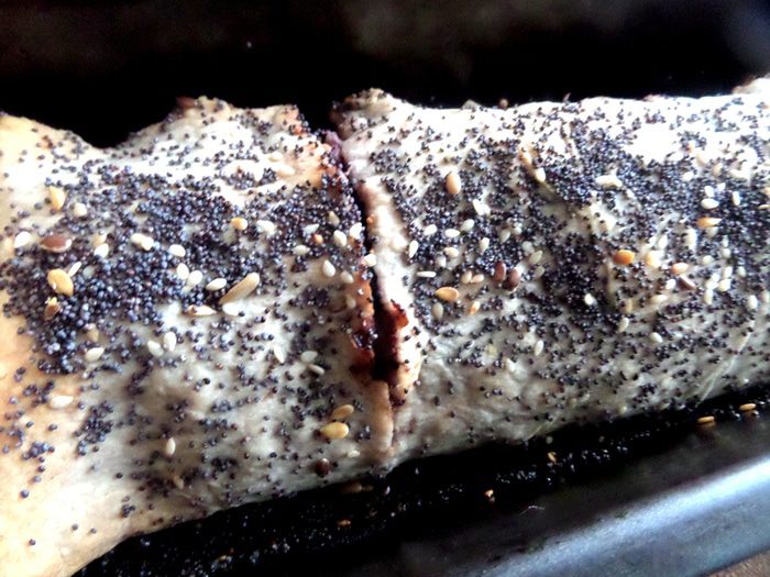 Штрудель из лаваша (постный)