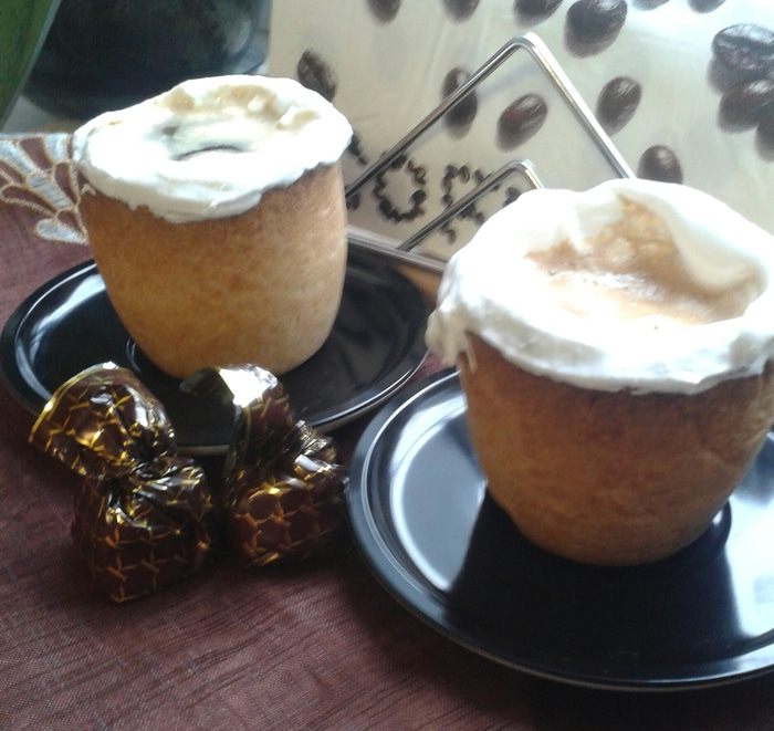 Имбирный кофе в съедобной кружке