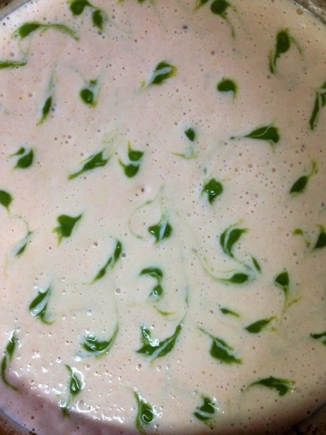 Закусочный творожно-томатный чизкейк с базиликовым курдом