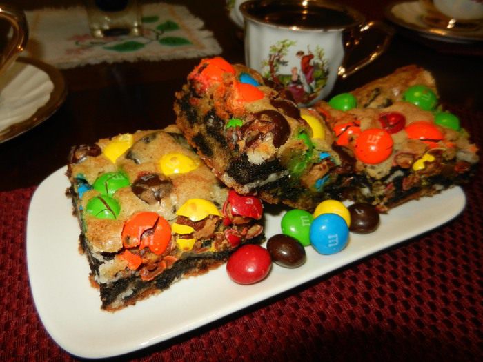 Печенье &amp;quot;Вкусняшка&amp;quot; (Loaded M&amp;amp;M Oreo Cookies Bars)