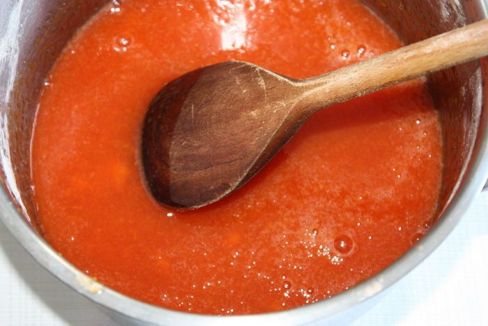 Салат из болгарского перца с баклажанами в остром кисло-сладком соусе