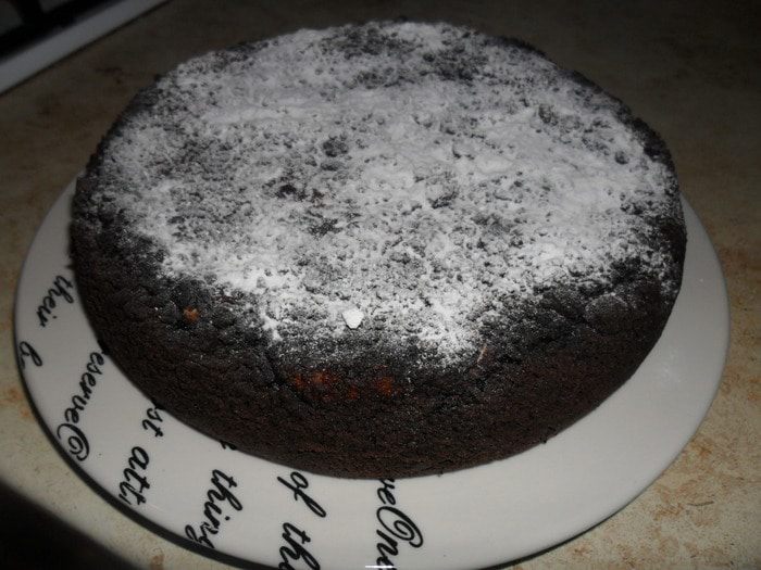 Шоколадно-творожный пирог