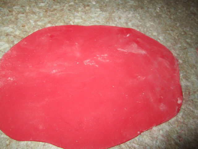 Серце из мастики  МК.