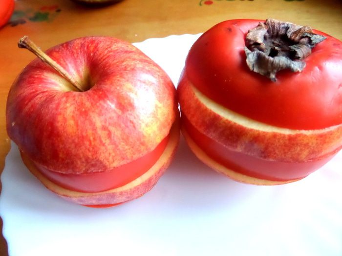 Новогодние сэндвичи из фруктов