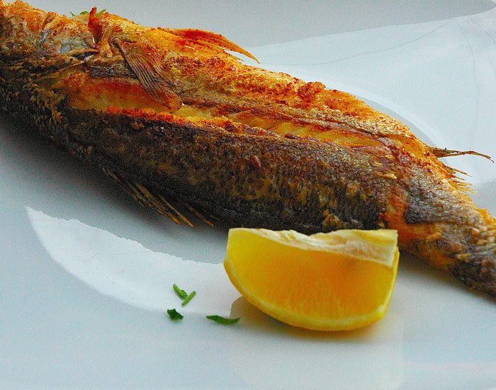 Сибас по-сицилийски