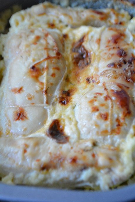 Куриная грудка, фаршированная креветками и сыром