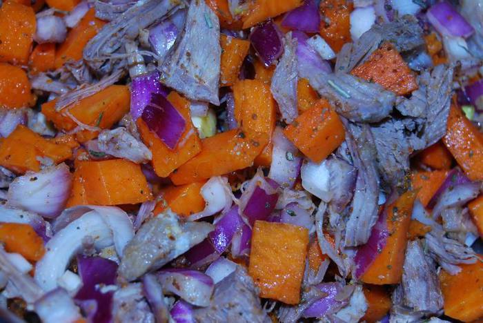 Ароматный пирог с тыквой