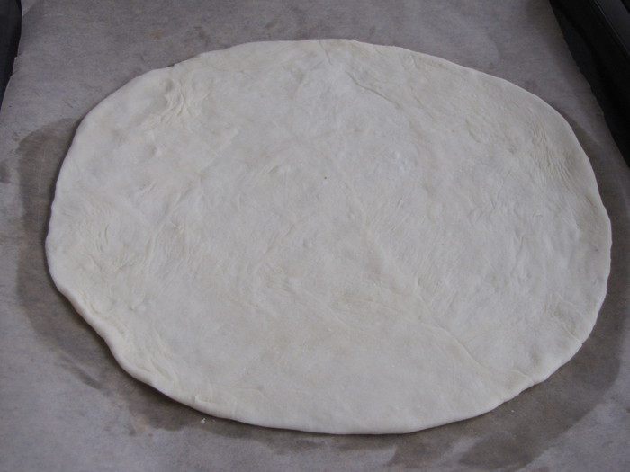 Лепешка с моцареллой, фетой и орегано