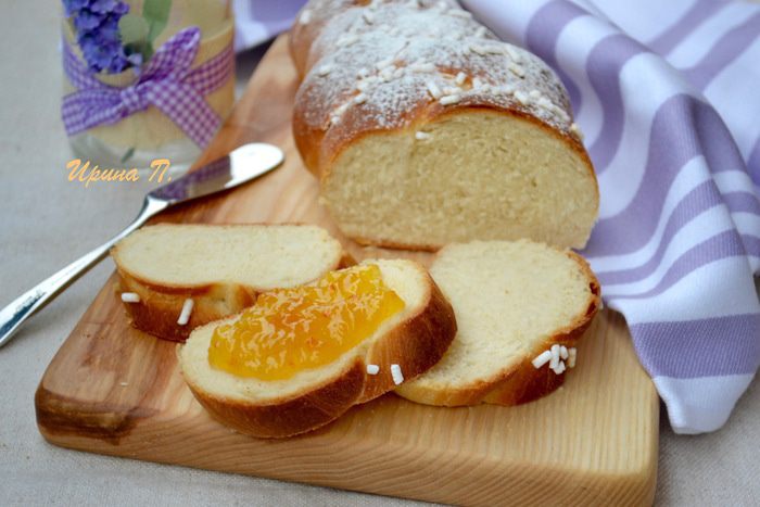 Бриошь на яичных белках