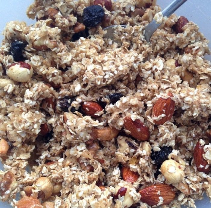 Яблочная гранола