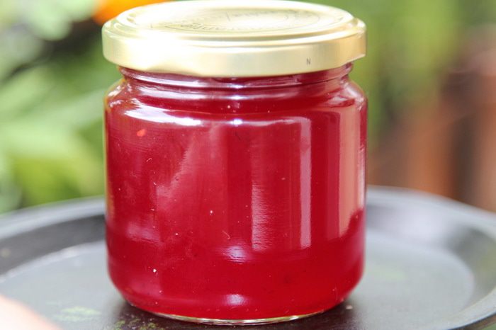 Желе из красной смородины